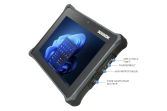 KEYNUX Tablette Durabook R8 AV16 Tablette tactile étanche eau et poussière IP66 - Incassable - MIL-STD 810H - MIL-STD-461G - Durabook R8