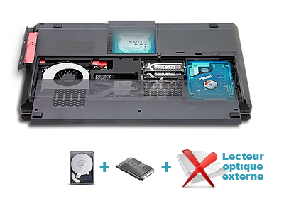 KEYNUX - Jet 4AU - 1 à 2 disques durs internes